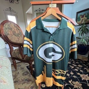 Rare Green Bay Packers Polo Men’s Medium